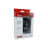 Equip Kabellose komfort-maus - Beidhändig - Optisch - RF Wireless - Schwarz