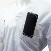Mobilis Universal Belt Clip ABS Rotating 90O+ Silicon Holder HHD 5-7__