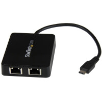 StarTech.com USB-C auf Dual-Gigabit Ethernet Adapter mit...