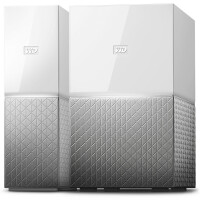 WD MY CLOUD HOME Duo - 6 TB - HDD - 10,100,1000 Mbit/s - Silber - Wei&szlig; - 102 mm - 160 mm