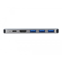Delock 87753 - Andocken - 60 W - Grau - 3840 x 2160 Pixel - Metall - China