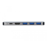 Delock 87753 - Andocken - 60 W - Grau - 3840 x 2160 Pixel - Metall - China