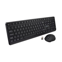 V7 PRO WIRELESS KEYBOARD MOUSE UK - Tastatur - QWERTY