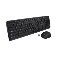 V7 Pro Wireless Keyboard Mouse US - Tastatur - QWERTY