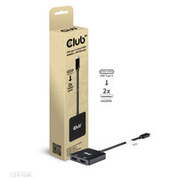 Club 3D MST-Hub USB 3.2 Typ C> 2x HDMI 4K60Hz+100W PD...