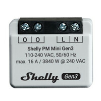 Shelly Plus PM Mini Gen. 3 Funk-Schalter Wi-Fi Bluetooth