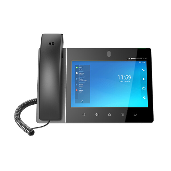 Grandstream GXV3480 - Schwarz - VoIP-Telefon - GSM 900/1800 (Dualband)