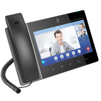 Grandstream GXV3480 - Schwarz - VoIP-Telefon - GSM 900/1800 (Dualband)
