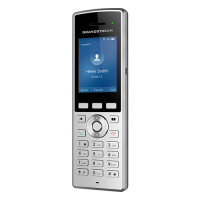 Grandstream WP822 - IP-Telefon - Schwarz - Silber - Kabelloses Mobilteil - 2 Zeilen - 500 Eintragungen - Tasten