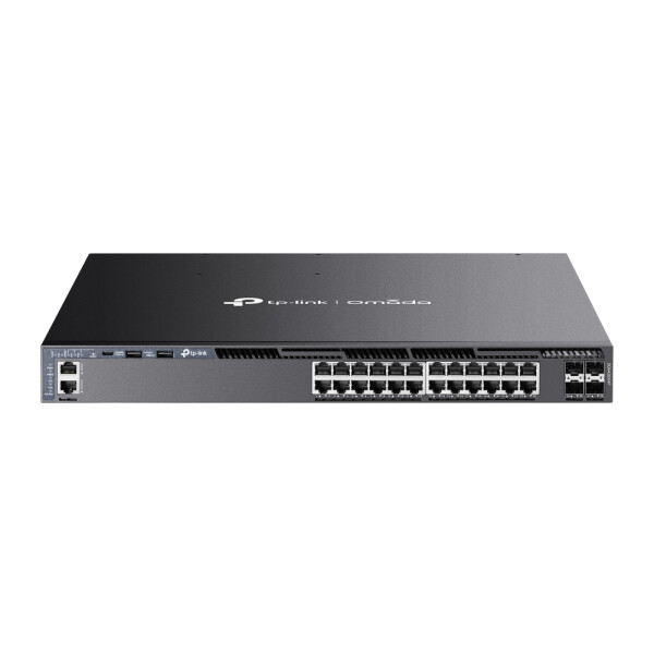TP-LINK  Switch full managed Layer3 28 Port• 24x 1 GbE• 4x SFP+• Omada• - 10.000 Mbps - DHCP