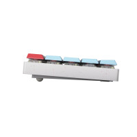 Cherry MX-LP 2.1 Compact Wireless - 65% - RF Wireless + Bluetooth - Mechanischer Switch - QWERTZ - RGB-LED - Weiß