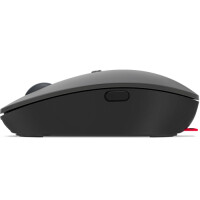 Lenovo Go Multi-Device - Beidhändig - Optisch - RF Wireless + Bluetooth - 2400 DPI - Schwarz - Grau