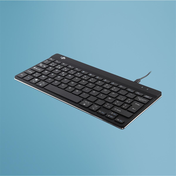 R-Go Tastatur Compact Break BE-Layout schwarz - Tastatur - AZERTY