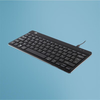 R-Go Tastatur Compact Break BE-Layout schwarz - Tastatur - AZERTY