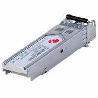 Intellinet Gigabit SFP Mini-GBIC Transceiver für LWL-Kabel - 1000Base-SX (LC) Multimode-Port - 550 m - Faseroptik - 1000 Mbit/s - SFP - LC - 50/125,62.5/125 µm - 550 m