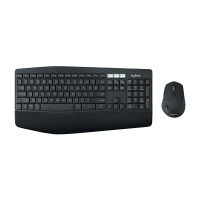 Logitech MK850 Performance Wireless Keyboard and Mouse Combo - Volle Gr&ouml;&szlig;e (100%) - RF Wireless + Bluetooth - Schwarz - Wei&szlig; - Maus enthalten