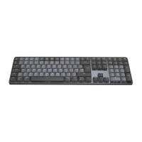 Logitech MX Mechanical - Volle Größe (100%) - RF Wireless + Bluetooth - Mechanischer Switch - QWERTY - LED - Graphit - Grau