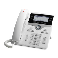 Cisco 7841 - IP-Telefon - Wei&szlig; - Kabelgebundenes Mobilteil - ABS - Tisch/Wand - Digital