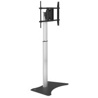 Techly TV LED/LCD Standfuß, 32-70, höhenverstellbar, schwarz, silber