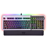 Thermaltake Argent K5 RGB - Volle Gr&ouml;&szlig;e (100%) - USB - Mechanischer Switch - QWERTY - RGB-LED - Titan