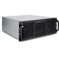 Inter-Tech 4U 40248 - Rack - Server - Schwarz - Grau - ATX - micro ATX - Mini-ATX - Mini-ITX - SSI CEB - Stahl - Alarm - HDD - Netzwerk - Leistung