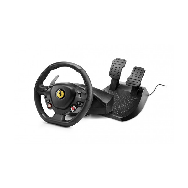 ThrustMaster T80 Ferrari 488 GTB Edition - Lenkrad + Pedale - PlayStation 4 - Digital - Kabelgebunden - Schwarz - 3,5 kg