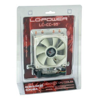 LC-Power LC-CC-95 - Kühler - 9,2 cm - Silber - Weiß