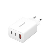 Intenso 1x USB-A auf 2x USB-C GAN Adapter weiß