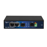 ALLNET ALL-MC116VDSL2 - 2x RJ45 - SFP - Schwarz - 160 Mbit/s - 10BASE-T - 100BASE-T - IEEE 802.3ab - IEEE 802.3u - IEEE 802.3z - 10/100
