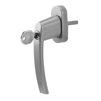 Olympia FGS 100 - Fenster-Verriegelungsgriff - Silber - Aluminium - Einfarbig - Zylinderschloss