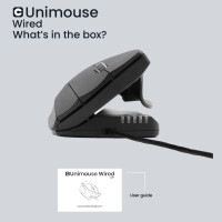 Contour UniMouse wired linkshänder schwarz