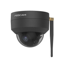 Foscam D4Z - IP-Sicherheitskamera - Innen &amp; Au&szlig;en - Verkabelt &amp; Kabellos - Zimmerdecke - Schwarz - Gl&uuml;hbirne