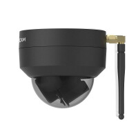 Foscam D4Z - IP-Sicherheitskamera - Innen &amp; Au&szlig;en - Verkabelt &amp; Kabellos - Zimmerdecke - Schwarz - Gl&uuml;hbirne