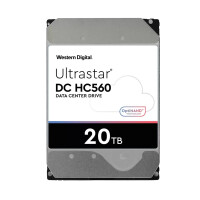 WD 3.5in 26.1MM 20000GB 512MB 7200RPM SAS ULTRA 512E TCG P3 DC HC560 (No_SERIES_FAM - Festplatte - Serial Attached SCSI (SAS)