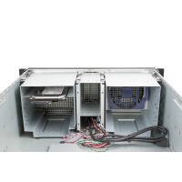 Chieftec UNC-411E-B - Rack - Server - SECC - Schwarz - Silber - ATX,EATX,Micro ATX - 4U