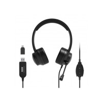 PORT Designs 901605 headphones/headset Head-band USB Type-A Black