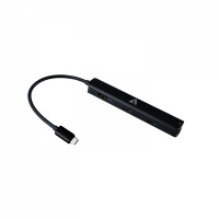 V7 UCMINIDOCK-PT - Andocken - USB 3.2 Gen 1 (3.1 Gen 1) Type-C - 100 W - 10,100,1000 Mbit/s - Schwarz - 5 Gbit/s