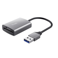 Trust Dalyx - MicroSD (TransFlash) - SD - SDHC - SDXC - Aluminium - 140 Mbit/s - USB 3.2 Gen 1 (3.1 Gen 1) - 34 mm - 14 mm
