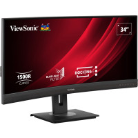 ViewSonic LED monitor - QHD 34 inch curved 21 9 - 400 nits - 5ms incl 2x5W speakers 100Hz - 34"