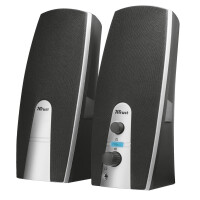 Trust MiLa 2.0 Speaker Set - Schwarz - Silber - 5 W - 10...
