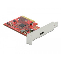 Delock 89035 - PCIe - USB 3.2 Gen 2 - Niedriges Profil - PCIe 3.0 - 20 Gbit/s - Windows 10,Windows 8.1
