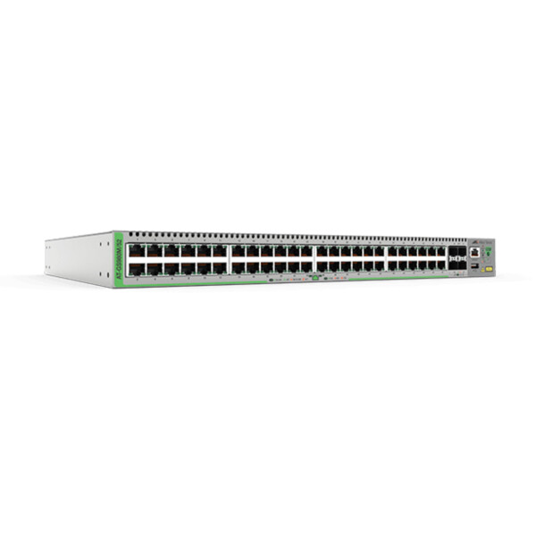 Allied Telesis AT-GS980M/52-50 - Managed - Gigabit Ethernet (10/100/1000) - 100 Gigabit Ethernet - Vollduplex - Rack-Einbau - Wandmontage