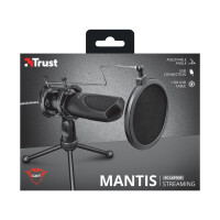 Trust GXT 232 Mantis - PC-Mikrofon - 50 - 16000 Hz - Omnidirektional - Verkabelt - USB - Schwarz
