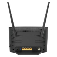 D-Link DSL-3788 - Wi-Fi 5 (802.11ac) - Dual-Band (2,4 GHz/5 GHz) - Eingebauter Ethernet-Anschluss - ADSL - Schwarz - Tabletop-Router