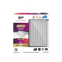 Silicon Power Armor A75 - 2000 GB - 2.5 Zoll - 3.2 Gen 1 (3.1 Gen 1) - Silber