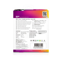 Silicon Power Armor A60 - 5000 GB - 2.5 Zoll - 3.2 Gen 1 (3.1 Gen 1) - Schwarz - Grün