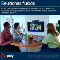 HP Poly Studio R30 Plus Audio Video Soundbar mit HP USB-C Dock G5
