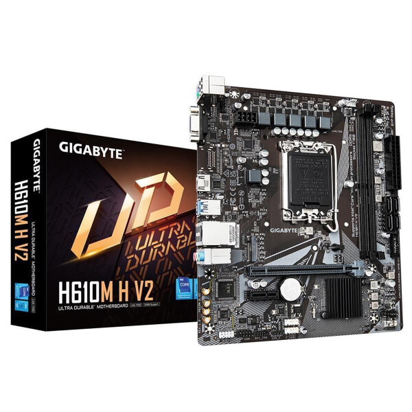 Gigabyte MB GBT Intel 1700 H610M H V2 - Intel Sockel 1700 (Core i) - Micro/Mini/Flex-ATX