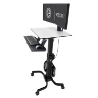 Ergotron WorkFit-C - Dual Sit-Stand - Multimedia-Wagen -...