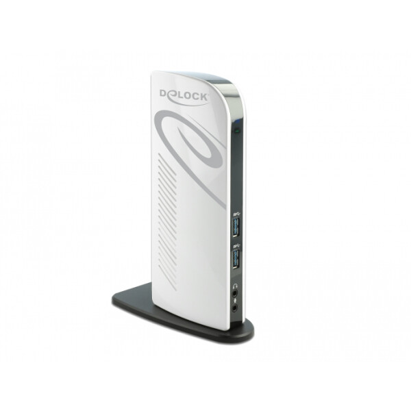 Delock 87771 - Kabelgebunden - 3,5 mm - 10,100,1000 Mbit/s - Schwarz - Weiß - 2560 x 1440 Pixel - 100 - 240 V